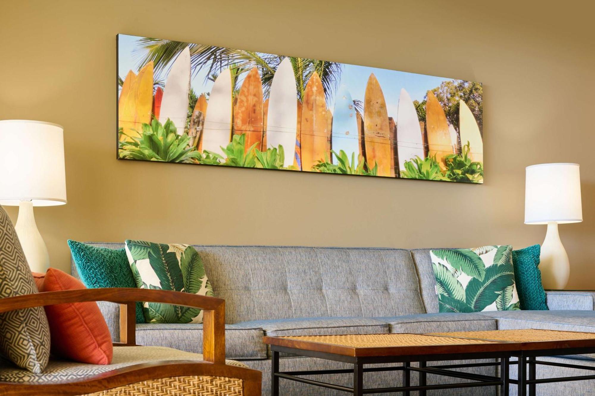 Aston Waikiki Beach Tower Гонолулу Екстер'єр фото A 2015 photograph of a 1980s photograph of surfboards in Maui, Hawaii.
